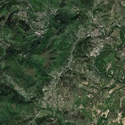 Vue aérienne des environs de Le Clos