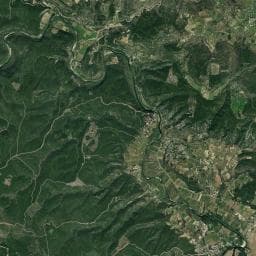 Vue aérienne des environs de La Plage