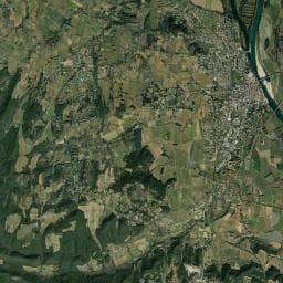 Vue aérienne des environs de Les Oliviers