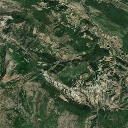 Vue aérienne des environs de Source de la Jas