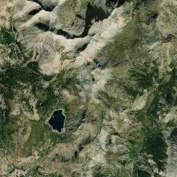 Vue aérienne des environs de Cabane Pastorale de l'Encombrette