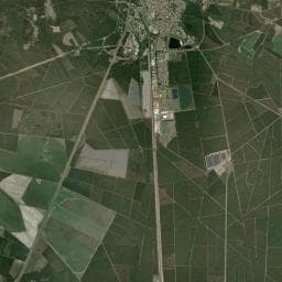 Vue aérienne des environs de Les Clos de Gascogne