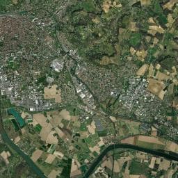 Vue aérienne des environs de Aire de service de Castelculier