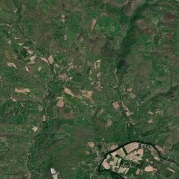 Vue aérienne des environs de Camping Le Camp