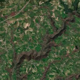 Vue aérienne des environs de Camping à la ferme La Fabrie