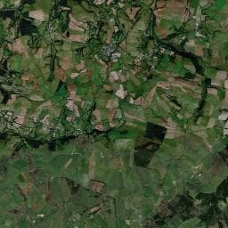 Vue aérienne des environs de Aire de camping-car au Mas d'Herens