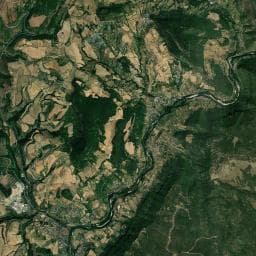 Vue aérienne des environs de Le Pont