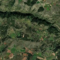 Vue aérienne des environs de Robinet de la Grotte de Dargilan