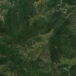 Vue aérienne des environs de Refuge des Drailles