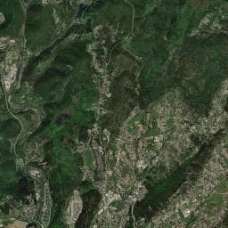 Vue aérienne des environs de Le Clos de l'Abbaye