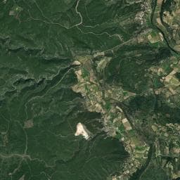 Vue aérienne des environs de La Gambionne
