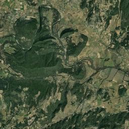 Vue aérienne des environs de Les Libellules