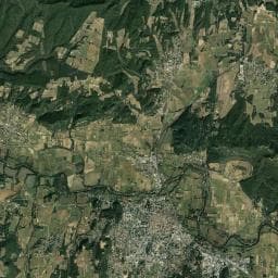 Vue aérienne des environs de La Coquille