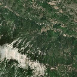 Vue aérienne des environs de Le Contrat