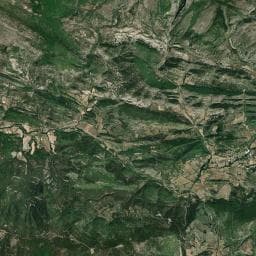 Vue aérienne des environs de Jas de Taramate