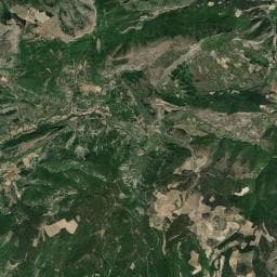 Vue aérienne des environs de Cabane de Cyprien