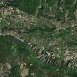 Vue aérienne des environs de Source du Jabron
