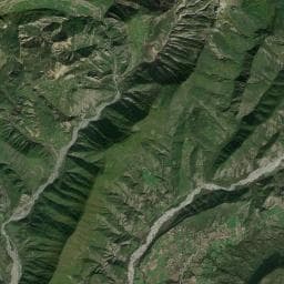 Vue aérienne des environs de Abri de l'Escuichière