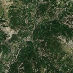 Vue aérienne des environs de Cabane de Monier