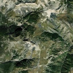 Vue aérienne des environs de Cabane de l'Aspre
