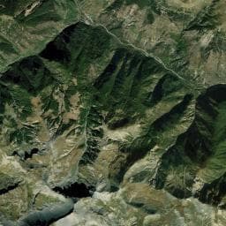 Vue aérienne des environs de Cabane haute de Sallevieille (Lièces)