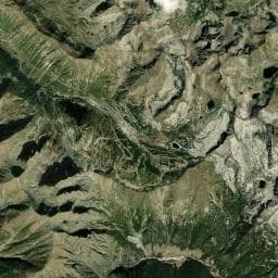 Vue aérienne des environs de Cabane de la Lombarde