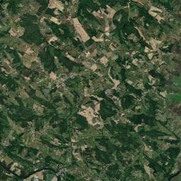 Vue aérienne des environs de Aire de camping-car Piquecos