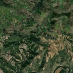 Vue aérienne des environs de Camping à la ferme le Sahut