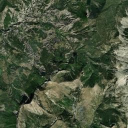 Vue aérienne des environs de Cabane d'Archail