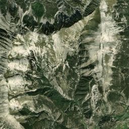 Vue aérienne des environs de Cabane du Col de Talon