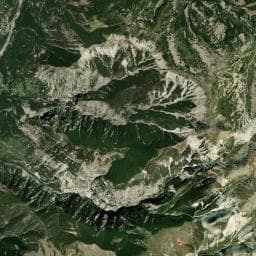 Vue aérienne des environs de Cabane du Lançonet