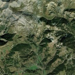 Vue aérienne des environs de Camping le Cians
