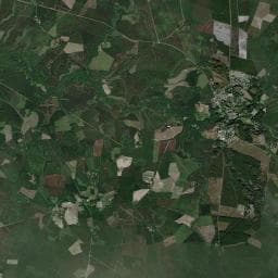 Vue aérienne des environs de L'Orée des Landes