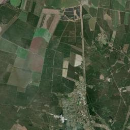 Vue aérienne des environs de Aire de services de Morcenx fermée