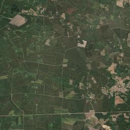 Vue aérienne des environs de Camping municipal de l'Étang