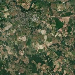 Vue aérienne des environs de Camping municipal Le Colombier