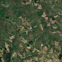 Vue aérienne des environs de Camping Huttopia Pays de Cordes sur Ciel