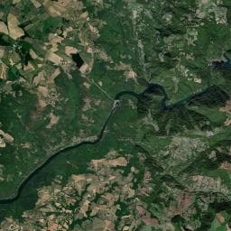 Vue aérienne des environs de Aire de repos à Broquiès