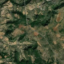 Vue aérienne des environs de Causses et Vallées Vacances, Les Chalets de Saint Geniez 3*