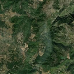 Vue aérienne des environs de Camping le Vialaret