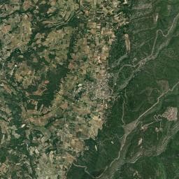 Vue aérienne des environs de Camping de l'Aube