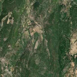 Vue aérienne des environs de Flower Camping L'Épi Bleu