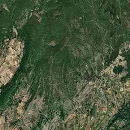 Vue aérienne des environs de Aire municipale de Saint Etienne Les Orgues