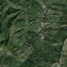 Vue aérienne des environs de Camping Les Eaux Chaudes
