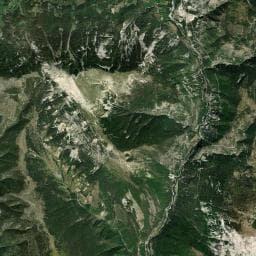 Vue aérienne des environs de Cabane pastorale de Cordeil