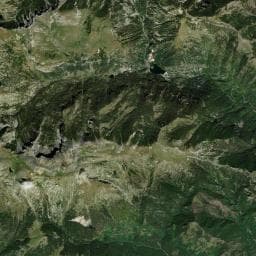 Vue aérienne des environs de Gites Neige et Merveilles