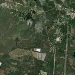 Vue aérienne des environs de Camping le Clavé