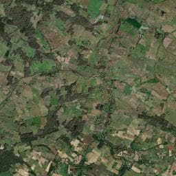 Vue aérienne des environs de La Rose d'Armagnac