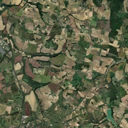 Vue aérienne des environs de Camping de Guinland