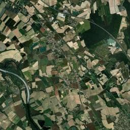 Vue aérienne des environs de Aire de la Forêt de Saint-Porquier